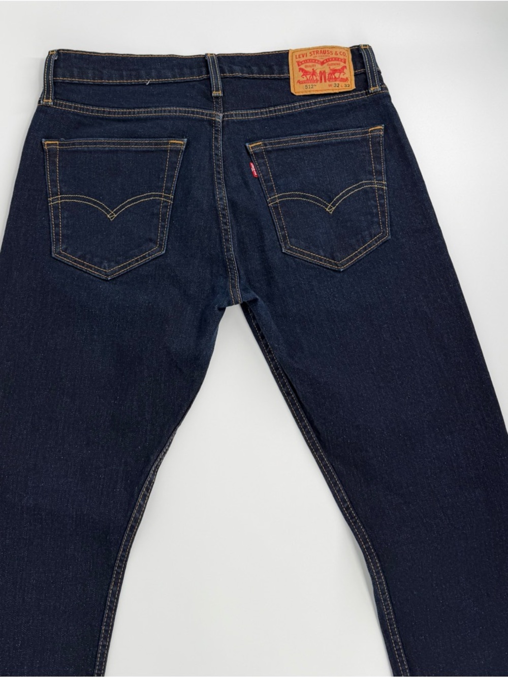 Levi’s 512 Slim Fit Jeans Men’s W32 L32 Blue Denim - Picture 6 of 13